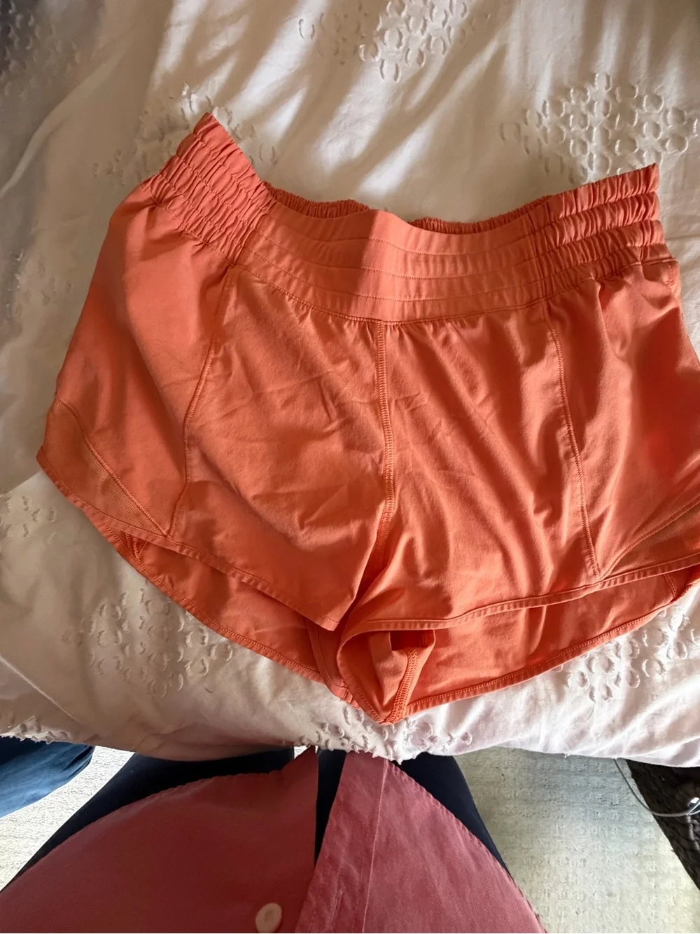 Lululemon Women’s Peach Active Running Shorts - Lightweight Comfort